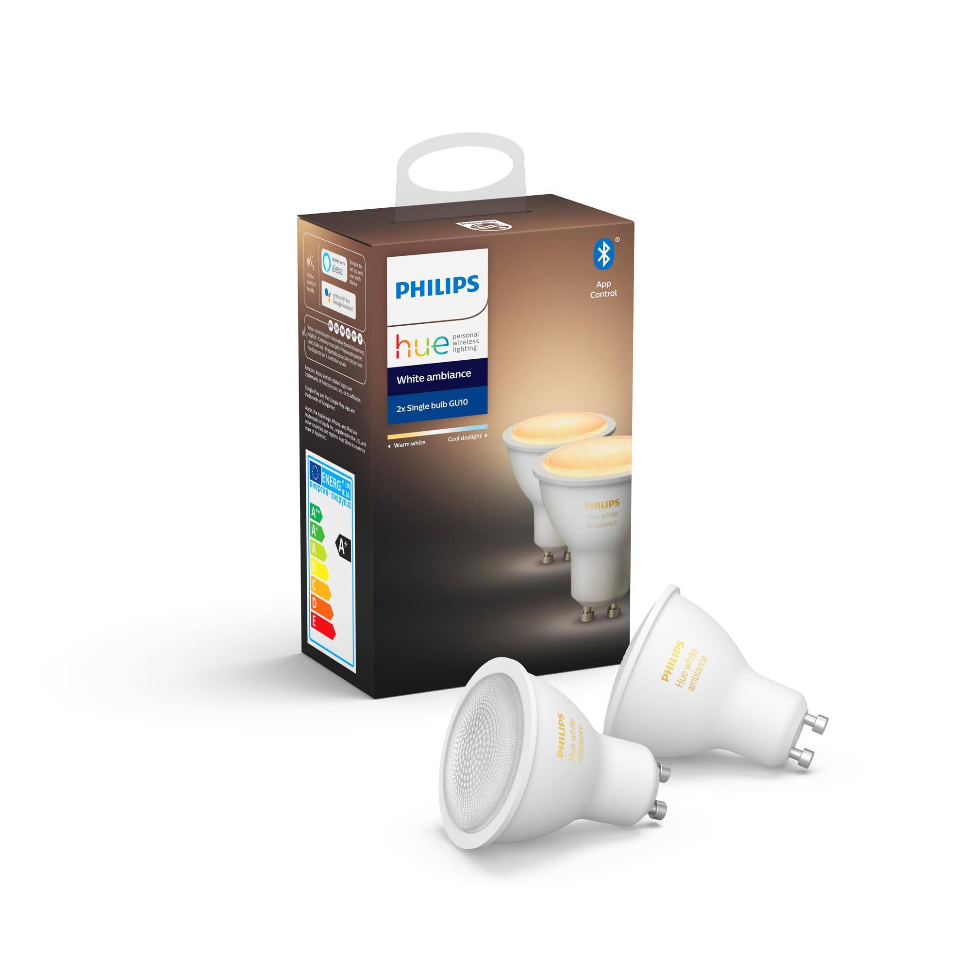 Hue White Ambiance 5W GU10 2-Pack
