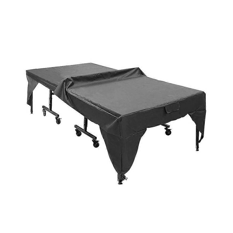 Black Gray Outdoor Ping Pong Table Dust Cover, Practical, Waterproof, Easy to Clean - Wear-Resistant