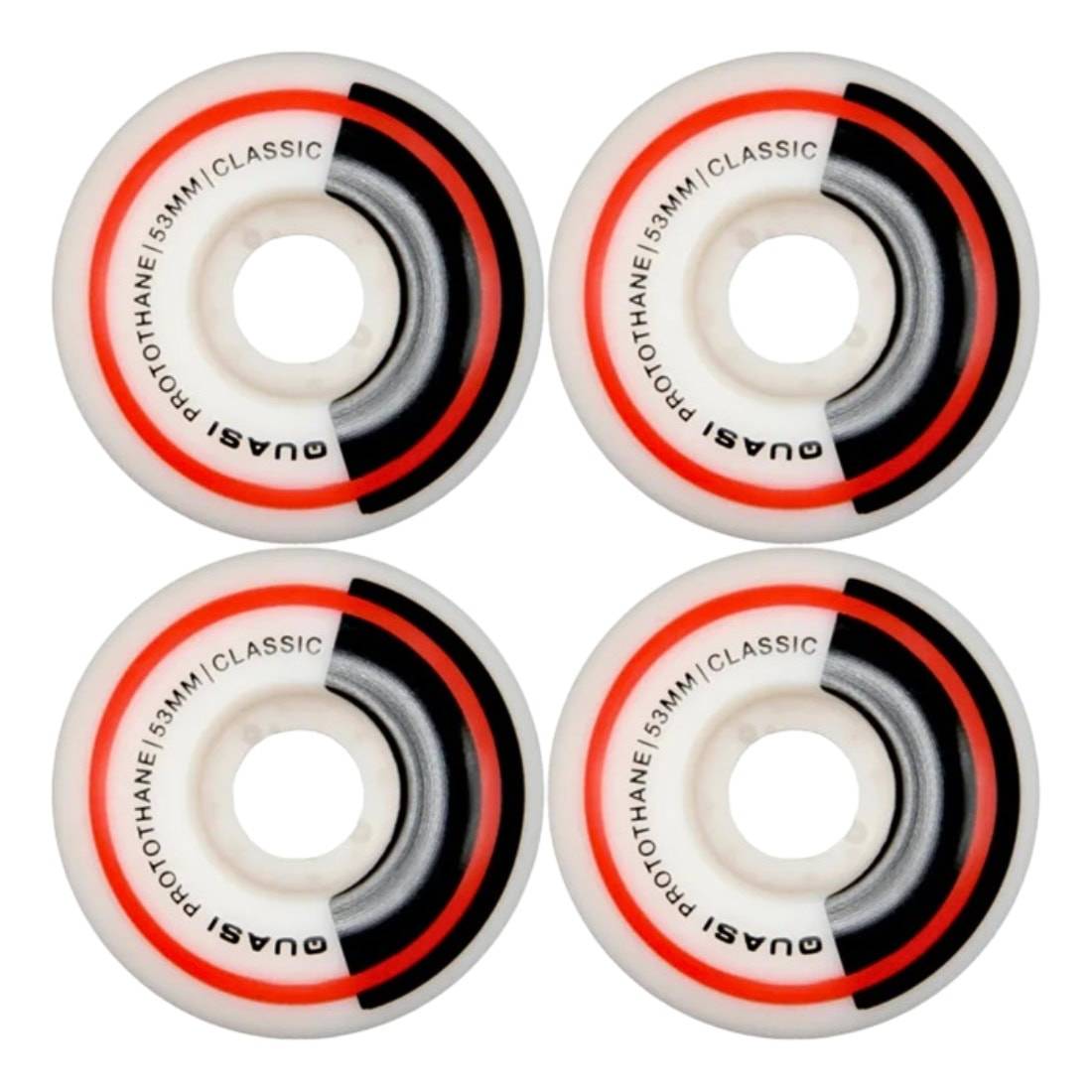 Quasi 53mm P-Class Classic Shape Wheels - White