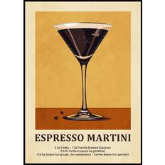 Espresso Martini Recipe Poster (50x70cm) - Plakater > Kök Posters