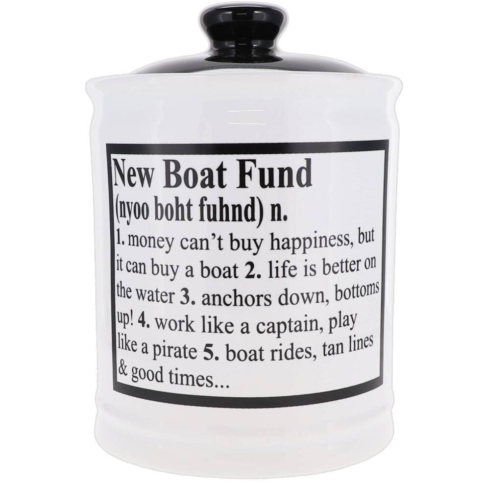 Far gaver Ny bådfond Piggy Bank Boat Candy Jar Boat Gaver Boating Gaver Gaver til mænd
