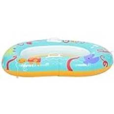 POPETPOP Baby Uppblåsbar Pool Flyta Simning Flyta Barn Småbarn Uppblåsbar Sommar Strand Floatie Båt Med Handtag Säkerhetsstol Pool Sjö Luftbädd Flytande Madrass Lounge
