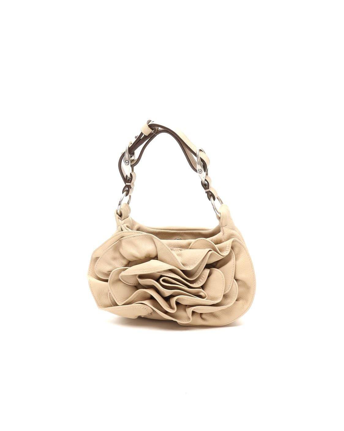 Saint Laurent Yves Nadja Mini Bag - Beige (One Size)