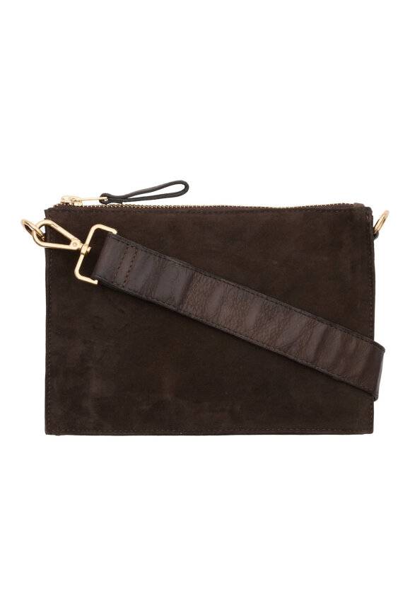 Ruskind Clutch - Med Rem - Brun Onesize