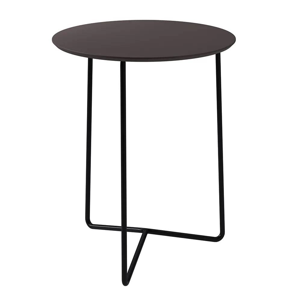 Grythyttan Stålmöbler, High Tech bord 60 Charcoal / sort