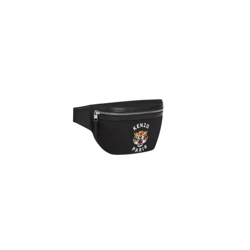 Kenzo Varsity Bæltetaske med Lucky Tiger - Tasker - Herre - Sort - ONE SIZE -