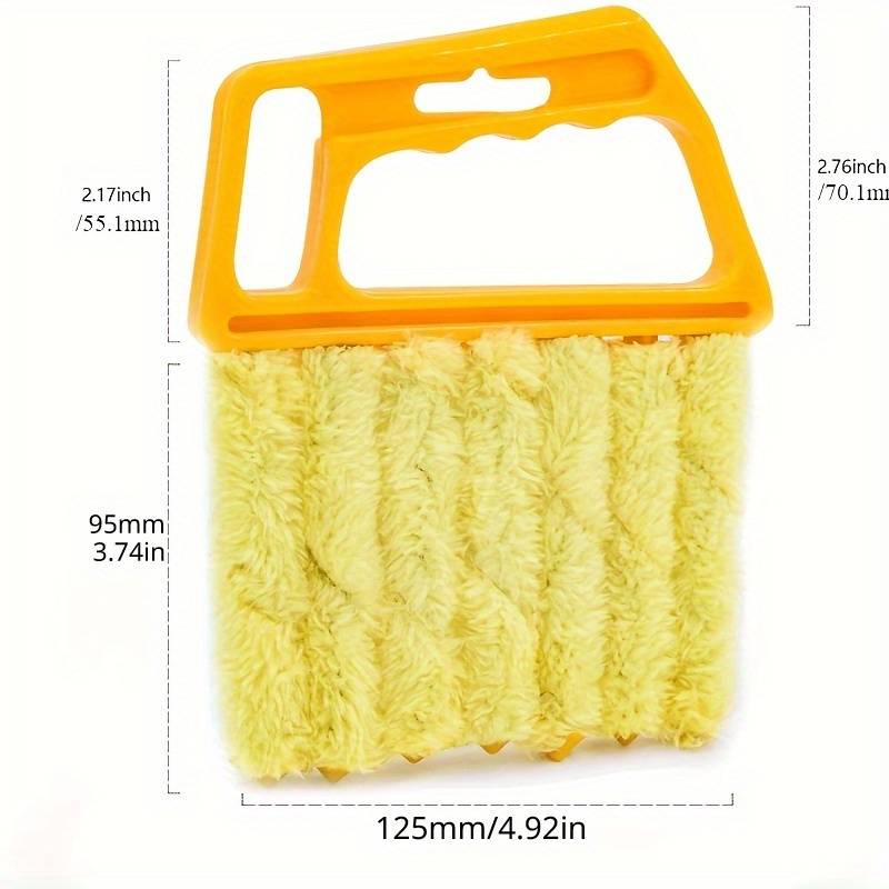 TEMU 1pc, Washable Window Cleaning Brushes With Microfibers For Effortless Dust Collection And Blinds Cleaning