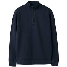 LMTD Sweatshirt - Noos - NlnNizu - Halv Lynlås - Navy Blazer - LMTD - 13-14 år (158-164) - Sweatshirt