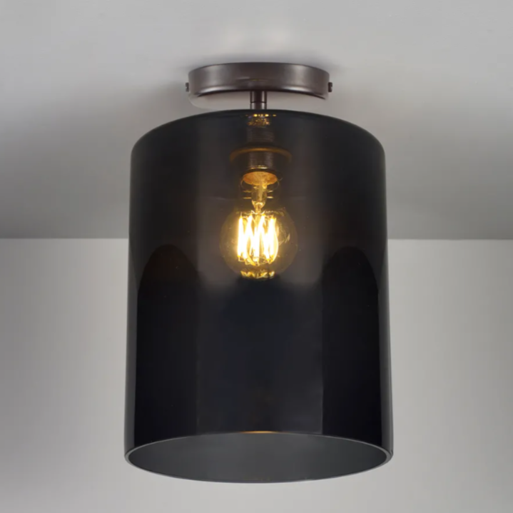 Brompton 2 ceiling Original BTC - Weathered / antracit farvet glas