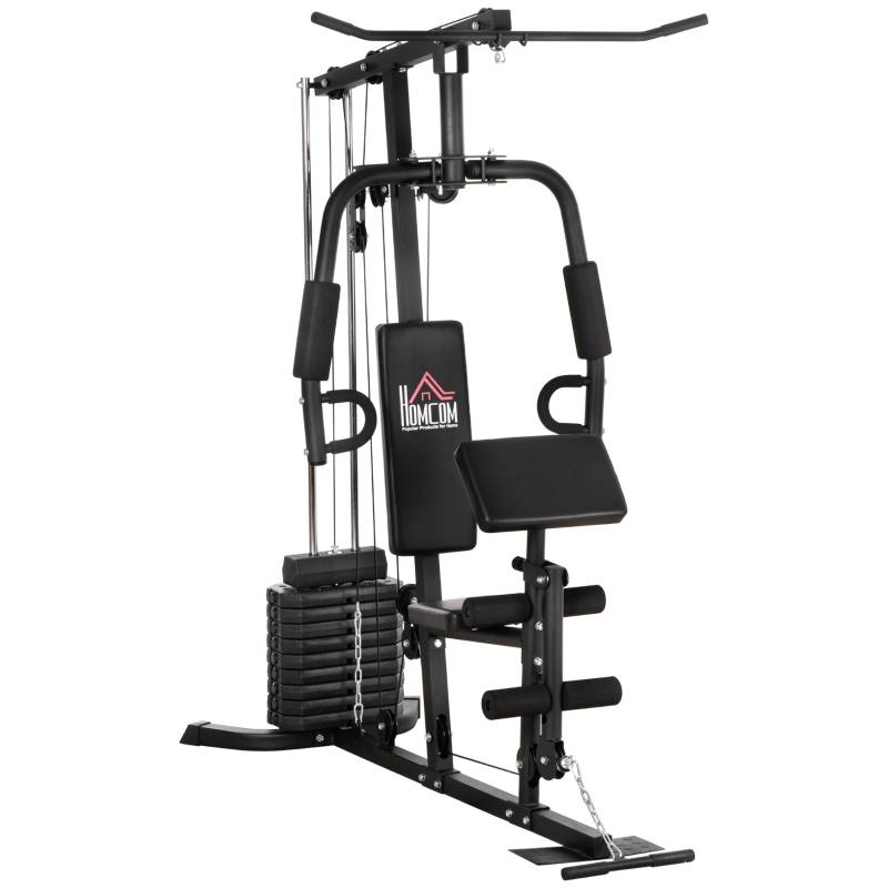 Multigym med 45 kg viktblock 180x108x200 cm