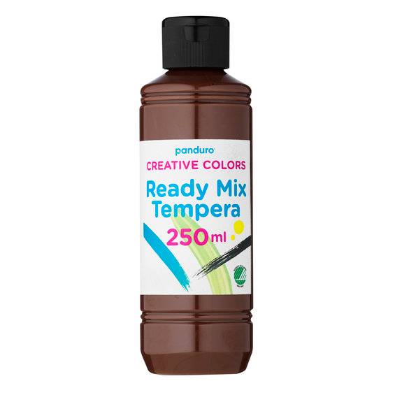 Ready Mix tempera 250ml brun - Brun