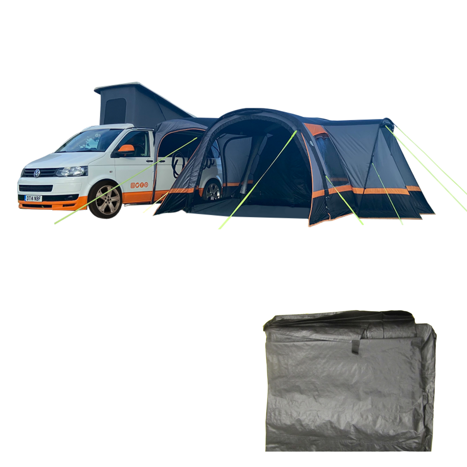 Cocoon Breeze® v2 Campervan Awning - Charcoal