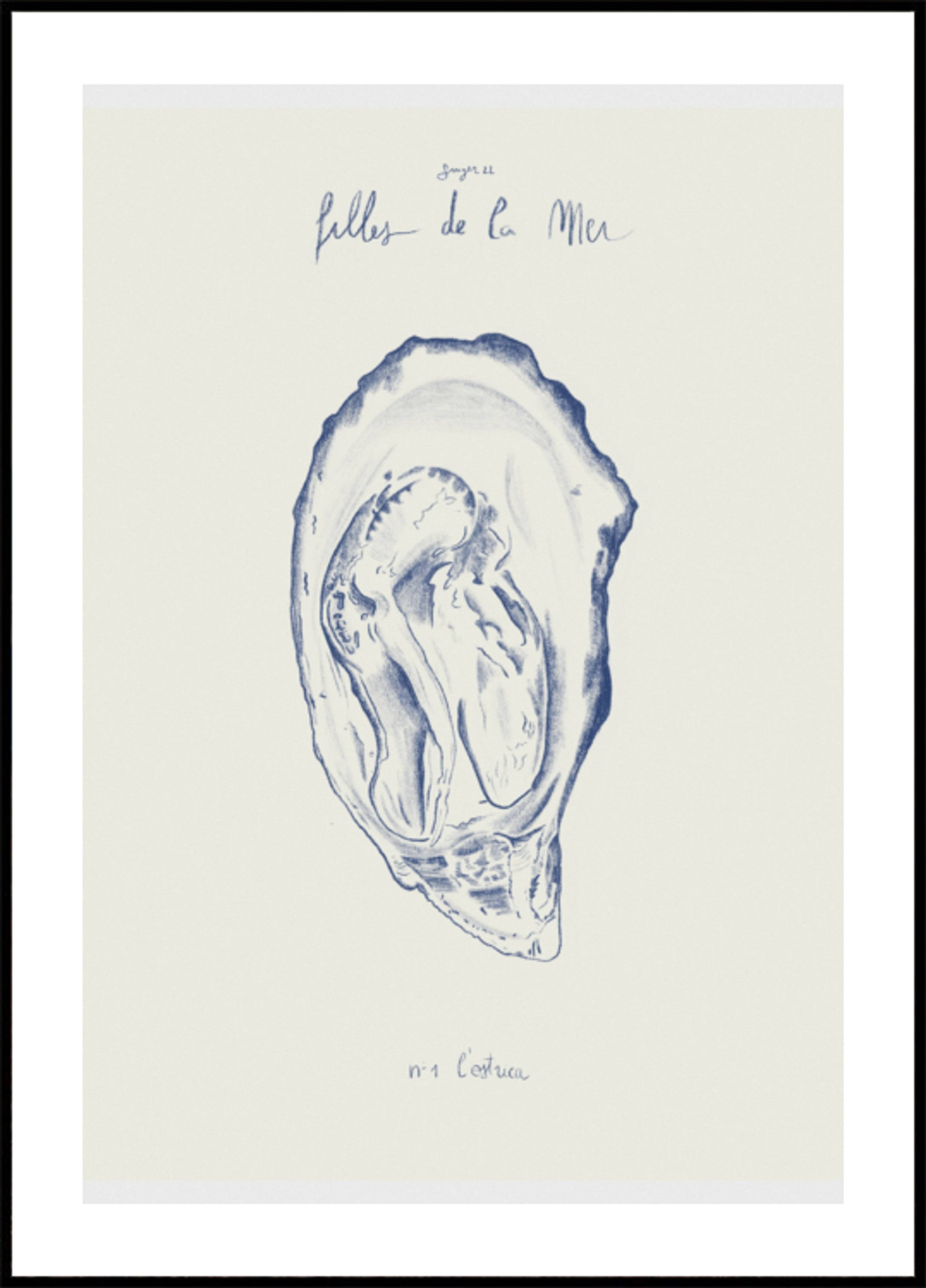 Oyster Shell Maidens (50x70) - Plakater > Osorterade verk, BD