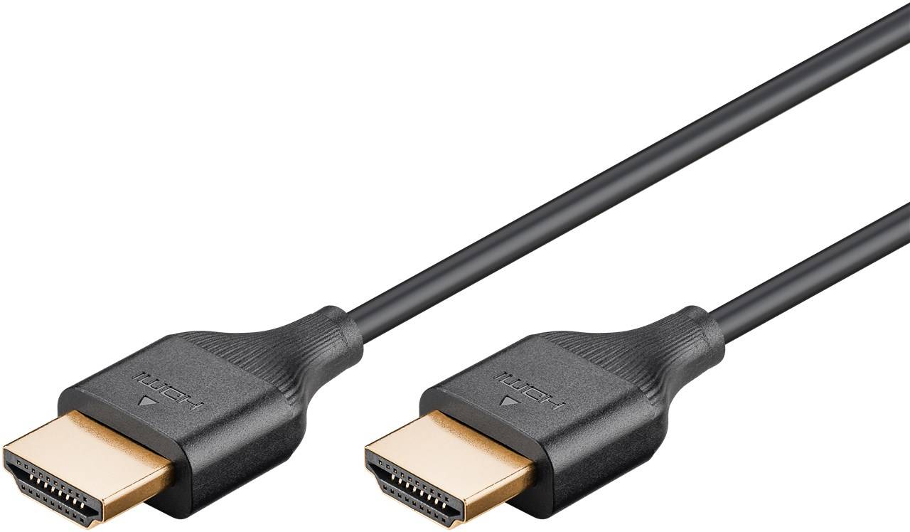 Goobay Slim Ultrahøjhastigheds HDMI -kabel med Ethernet.