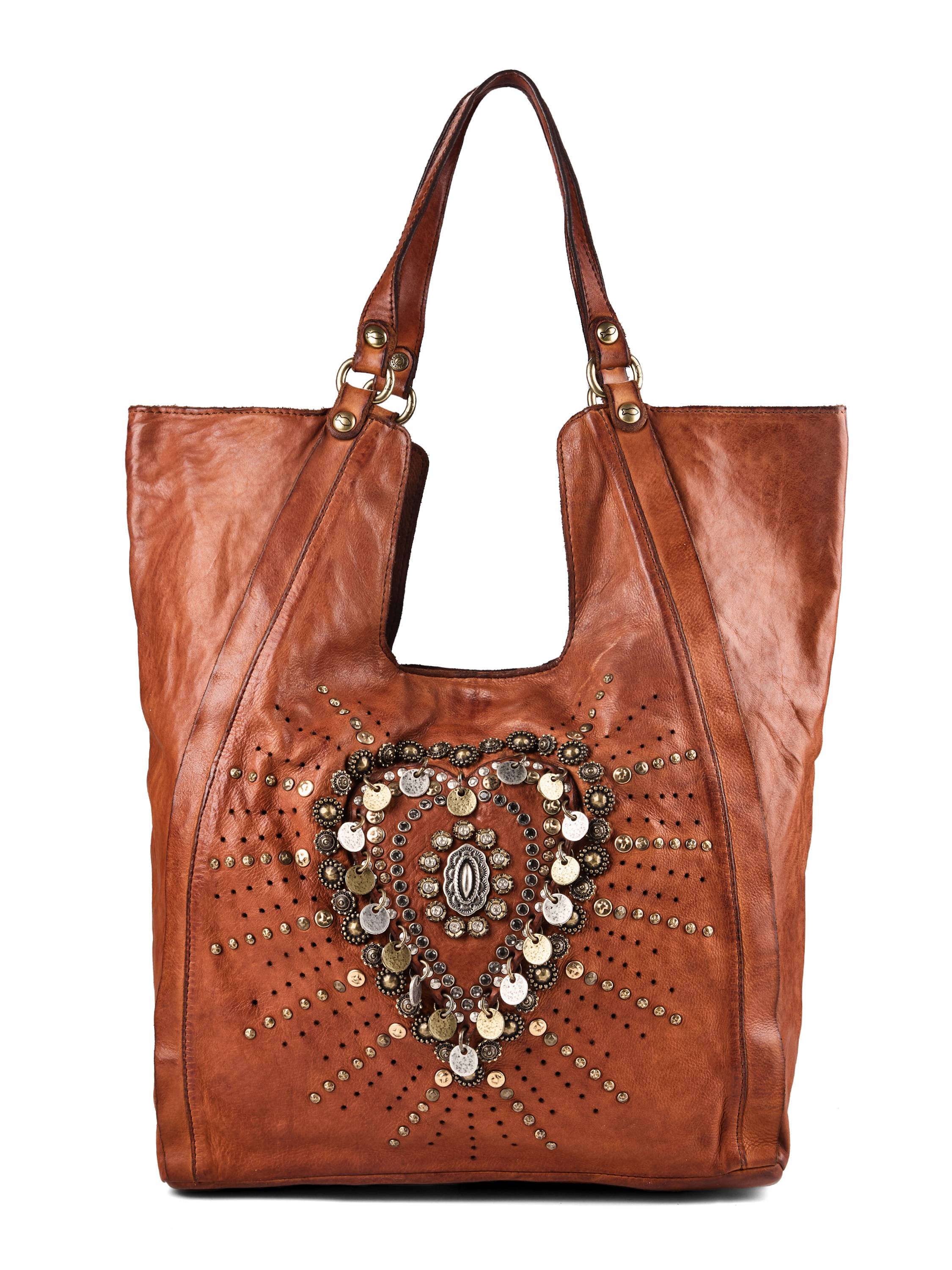 Campomaggi Camelia Shopper taske Læder 44 cm  Brun