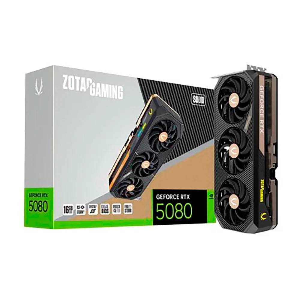 Zotac Rtx 5080 Solid Core 16gb Gddr7 Grafikkort