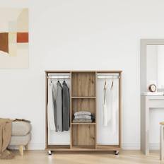 vidaXL Garderob med hylla artisan ek 102 x 38 x 110 cm Konstruerat trä