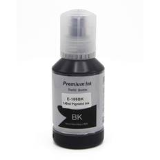 Epson 105 BK Refill - Sort 127 ml - Kompatibel Blækrefill C13T00Q140