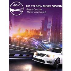Philips H11 12V 55W PGJ19-2 VisionPlus 3250K Bright Light Up to 60% Vision Halogen Original Car