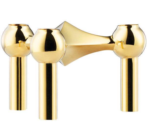 STOFF Nagel Lysestage - Messing