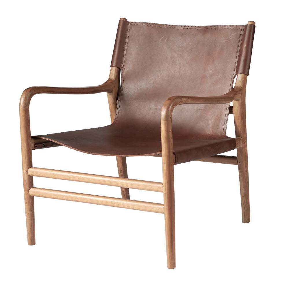 Faro Fåtölj med armstöd - Sienna brown