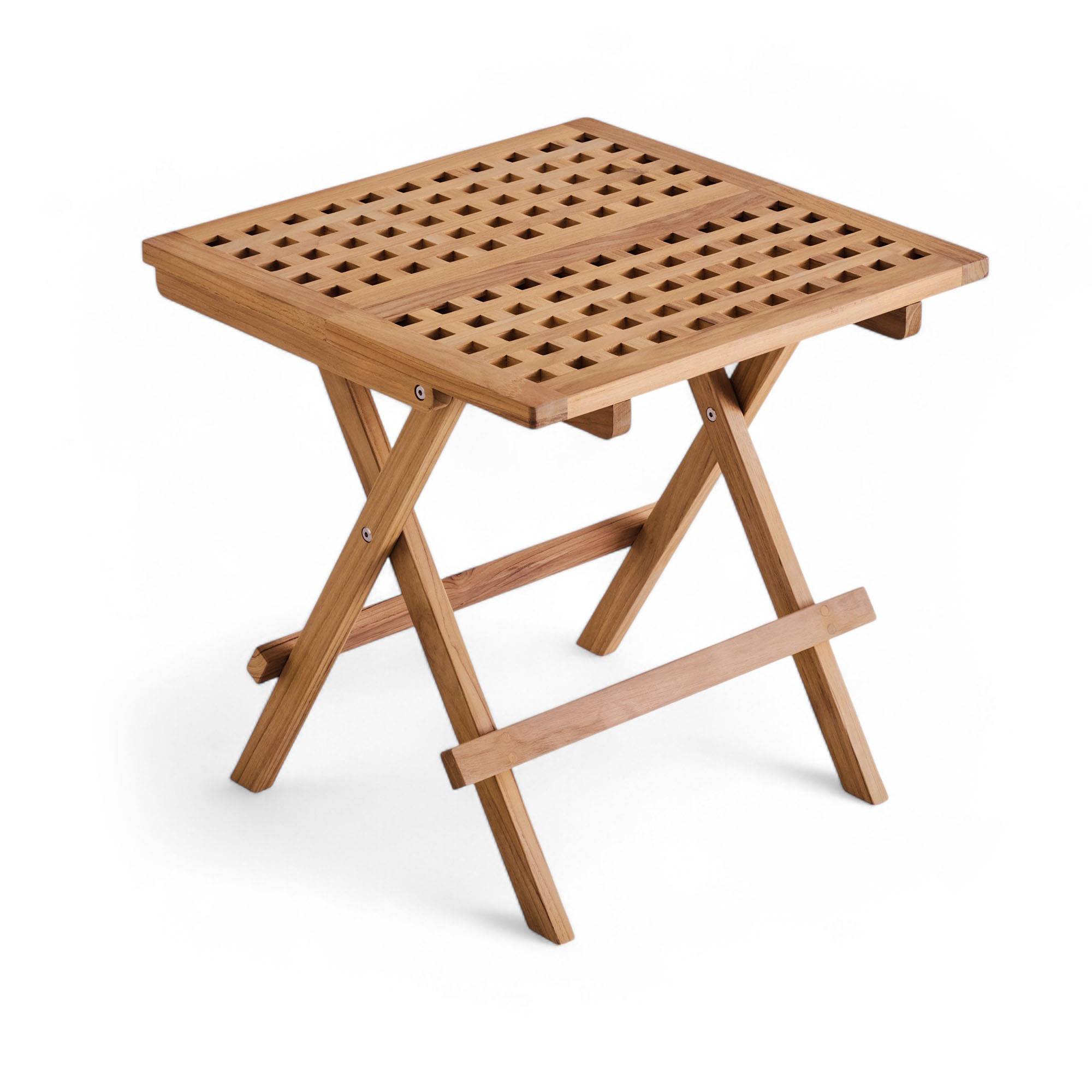 A Huseby - Midsummer Square Outdoor Side Table - Udendørs små borde og sideborde - Træ farvet - Træ