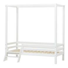 Hoppekids ECO Dream - Himmelsäng m. Trappa - 70x160 cm. - Vit