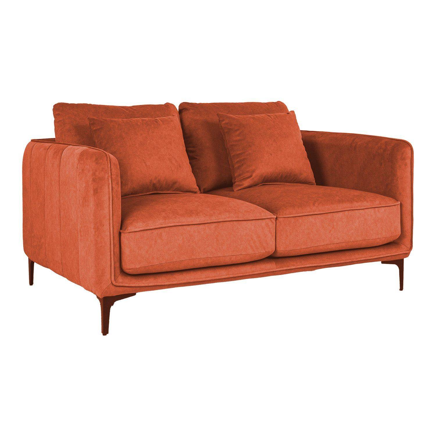 Sofa HOME4YOU Bianka 2-personers Oranžorange