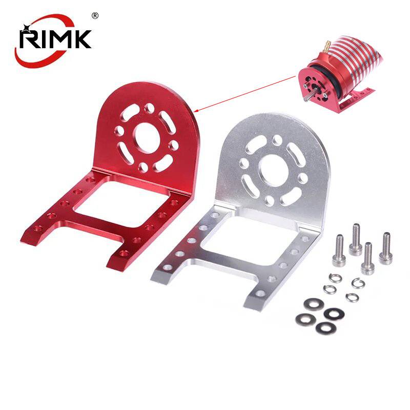 RC Boat Quality Motor Mountings Aluminum Alloy 36/40mm Motor Bracket for RC Boat Brushless Motor Electric Boat 1pc Red/Silver