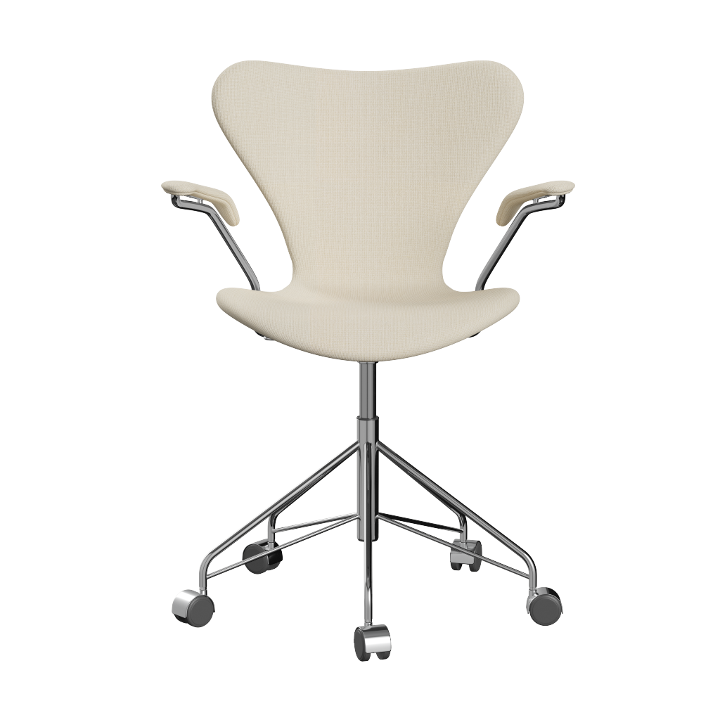 3107 Syver kontorstol, fuldpolstret fra Fritz Hansen - Køb her.