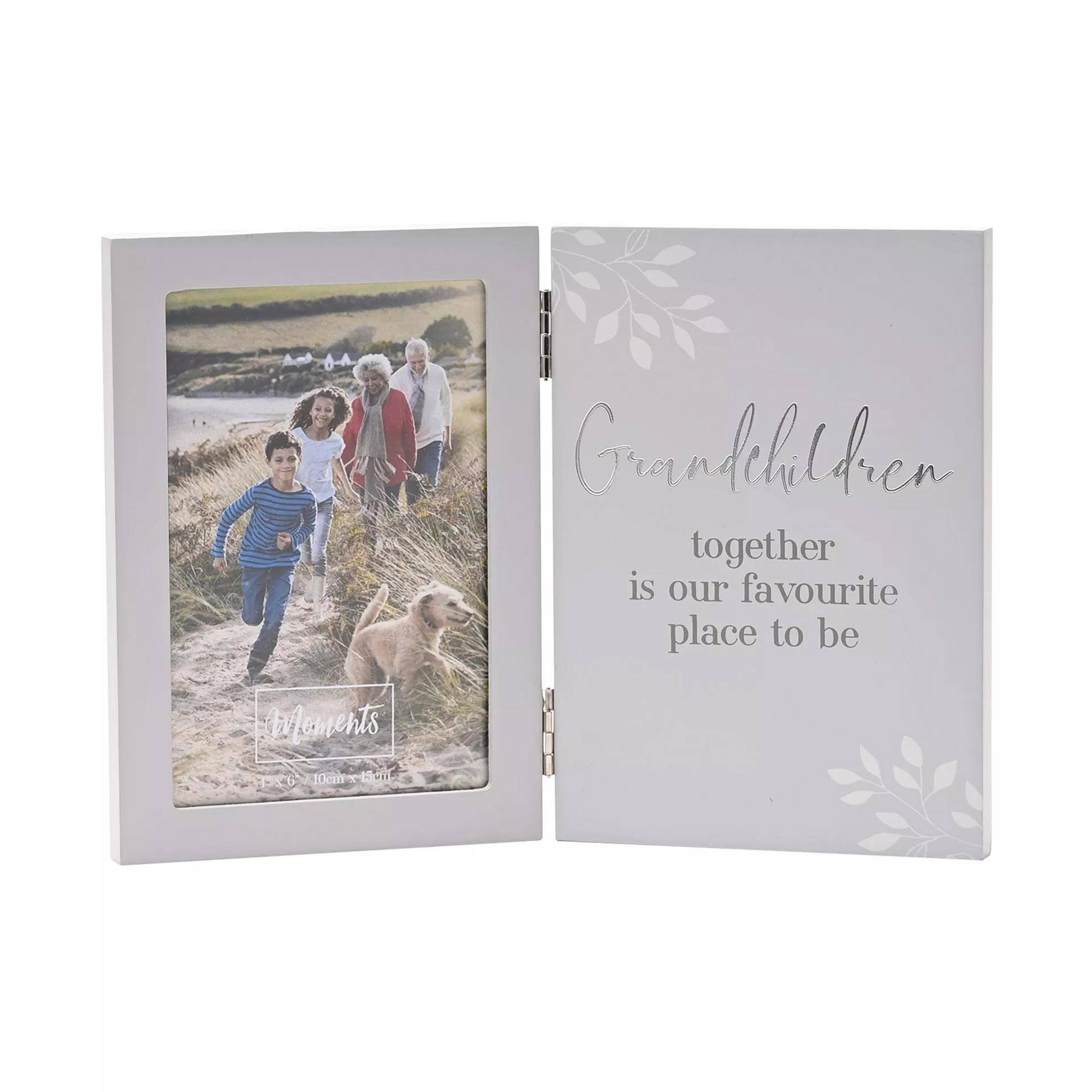 Celebrations Moments Grandchildren Photo Frame One Size grå