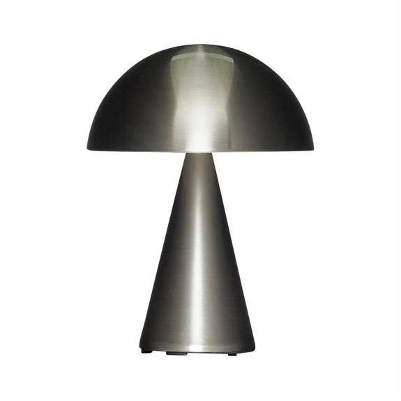 Hübsch Mush Transportabel Lampe - Nikkel.