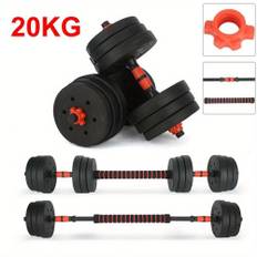 TEMU Hantelset 20kg Kurzhanteln Langhantel Set Hantel Hantelscheiben Krafttraining