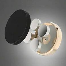 1st magnetisk biltelefonhållare - Universal GPS-hållare för telefon Ministativ, legering, instrumentbräda och luftuttagsfäste, för navigering, vattent - Multifärgad (svart,silver,guld,rosa guld)