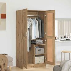 Garderob artisian oak 82.5 x 51.5 x 180 cm Konstruerat trä
