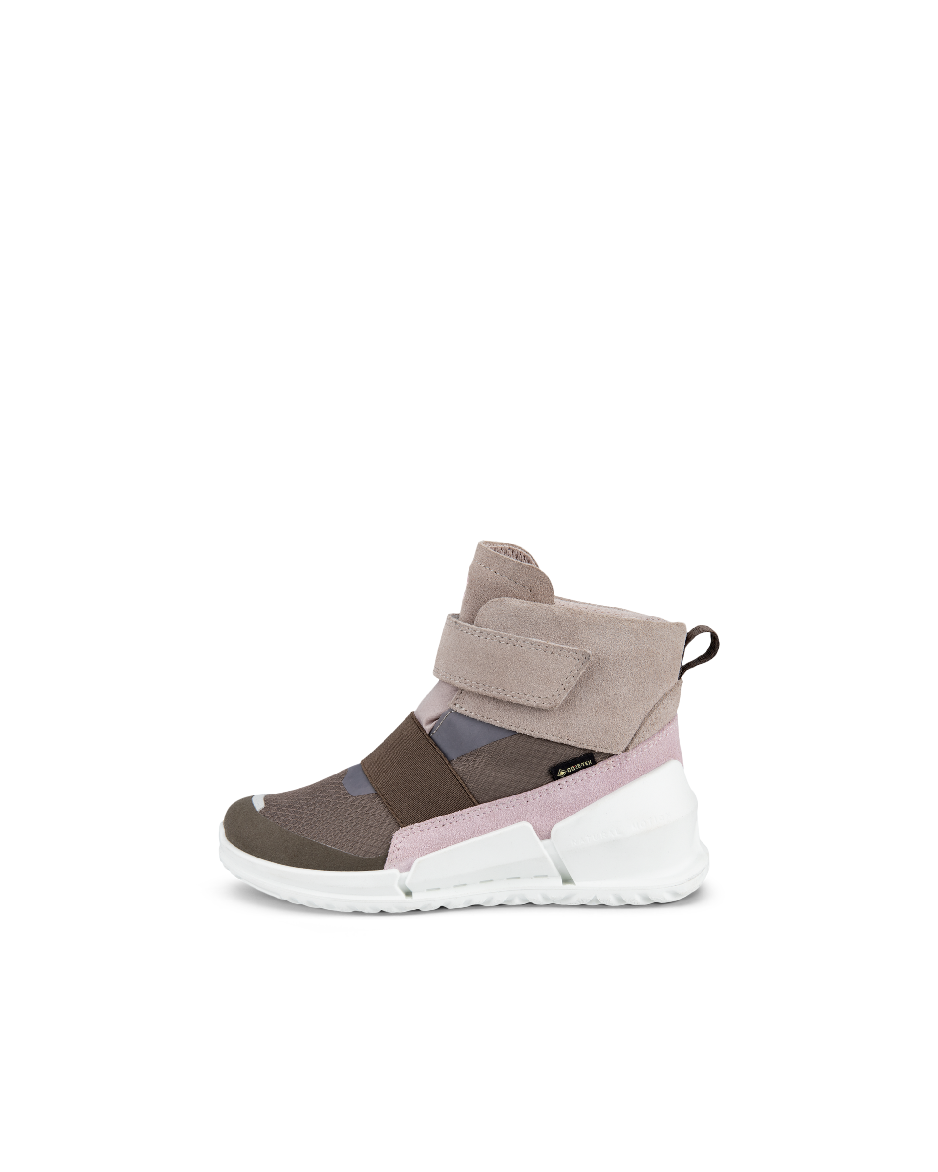 ECCO BIOM K1 - Gore-Tex sneakerstøvle i ruskind til børn - Grå - 34- Gore-Tex