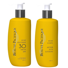 Beauté Pacifique - Stay Outside Sun Lotion 200 ml  SPF 30 +  Stay Cool After Sun 200 ml - Solcreme - Klar til levering - Prismatch