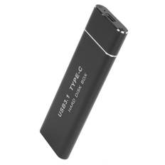 Hard Disk Box M.2 NGFF to USB3.1 Aluminum Alloy Solid State TypeC External Enclosure (Not Inclube vit