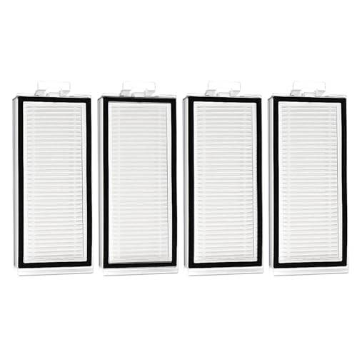 Benfosh 4 stycken tvättbart HEPA-filter för Xiaomi Roborock Q7 Max Q7 Max+ T8 robotdammsugare reservdelar tillbehör