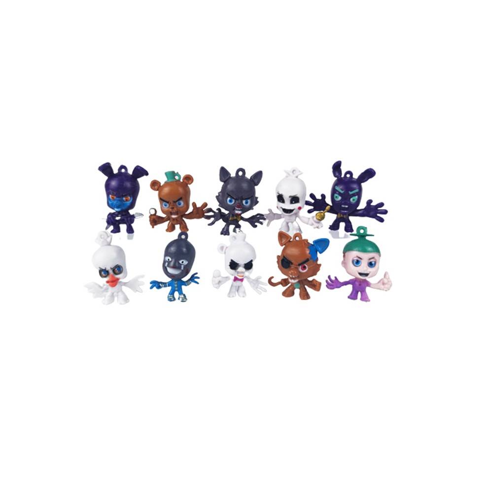 (10pcs Q-versions)Set Fnaf Action Figure Security Breach Five Nights At Freddys Action Figure Toy