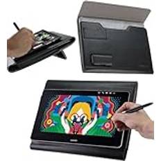 Broonel läder grafik surfplatta folio fodral kompatibel med Wacom Intuos Pro medium bluetooth grafik ritning surfplatta