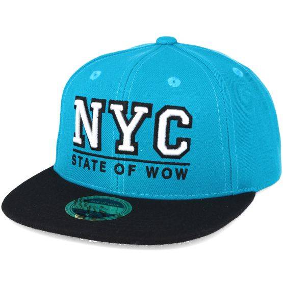 State Of Wow - Blå snapback Keps - Kids Toronto 2 JR Aqua Snapback @ Hatstore