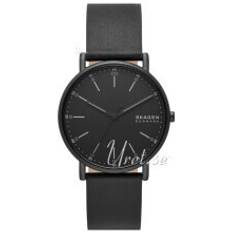 Skagen SKW6902 Signatur Sort/Læder Ø40 mm