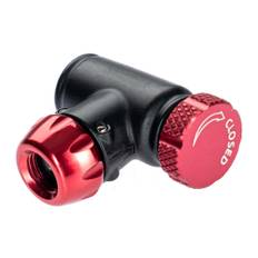 Silca Eolo IV Co2 Pumpehoved, Black/Red