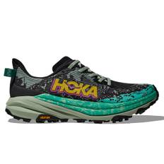 Hoka Speedgoat 6 Womens | Black / Aloe Vera - Black / Standard / 4