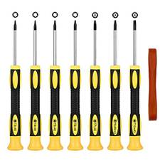 Torx Schraubendreher Set 7 Stück T3 T4 T5 T6 T7 T8 T10 Magnetische Torx-Schraubendreher mit Hebelwerkzeug Kompatibel mit PS5 PS4 PS3 Xbox One Xbox 360 MacBook Computer