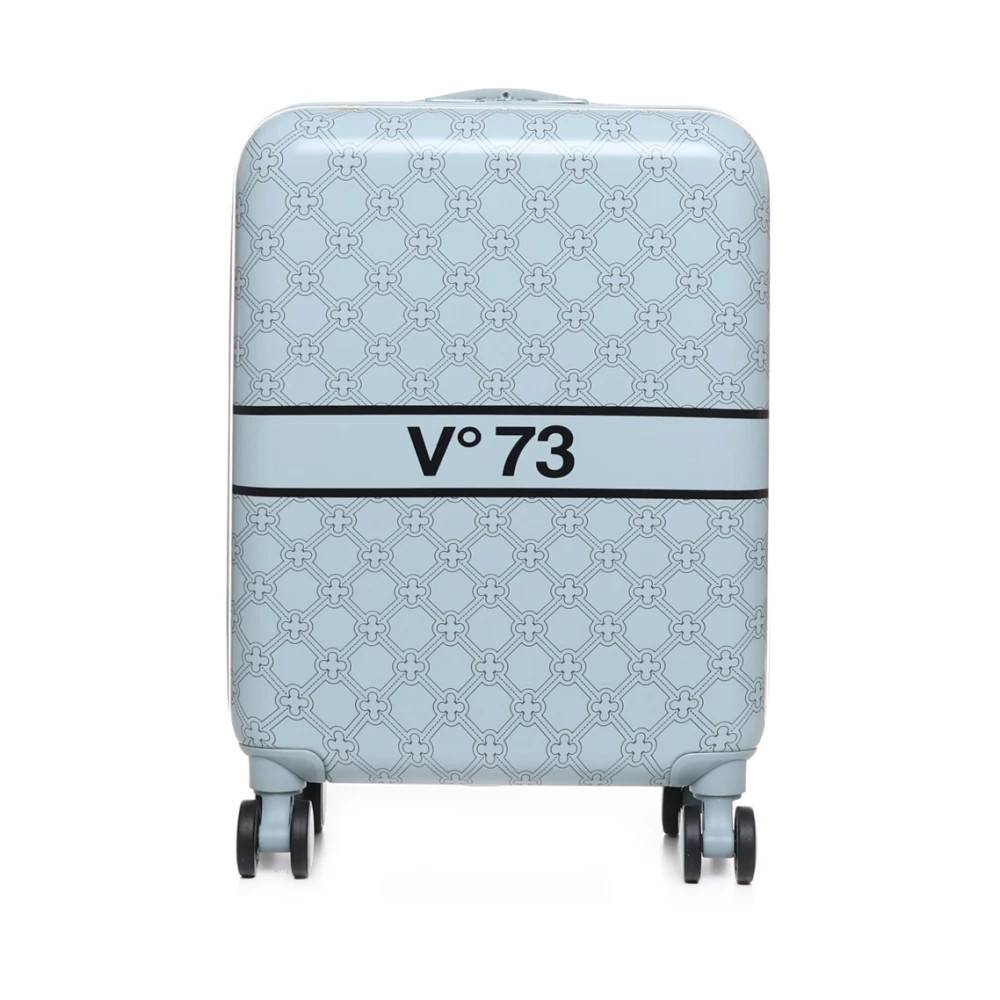 V73 Aqua Semi-Rigid Trolley Kuffert med 360° Hjul - Kufferter - unisex - Blå - ONE SIZE -