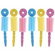 lehua 6 HåRvåRd Foam Rollers Magic Sponge Soft Hair Curler HåRstyling HåR Roll Rollers DIY-Verktyg för Kvinnor