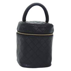 Chanel Vintage Pouch Stl. - Necessär Från Magasin - Black (W 16cm x H 21cm x D 16cm)