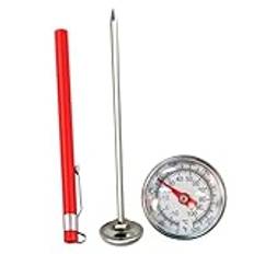 MAGICLULU Ergonomisk Köttermometer För Matlagning Mattermometer I Rostfritt Stål Med Kaffesond